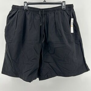 Erika Woman Black 100% Cotton Casual Drawstring Stretch Shorts Women Plus 3X NWT